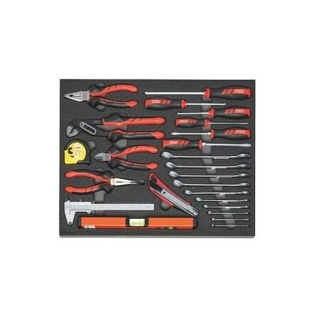 Holex 23 Pc Shop Tool Set in Foam 955015 23